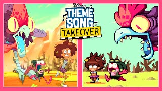 Amphibia All Intros plus Sasha Takeover and Theme Song Takeover [upl. by Syhr495]