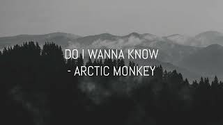 Do I Wanna Know Arctic Monkeylyrics video crawling back to you [upl. by Schreck951]