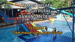 TAMAN WISATA PASIR PUTIH TERBARU  KOLAM RENANG SAWANGAN DEPOK [upl. by Yenitsed985]