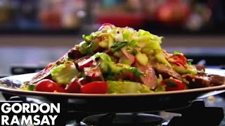 How to Cook Steak and Spicy Beef Salad Recipe  Gordon Ramsay [upl. by Safoelc626]