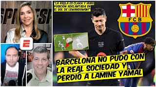 Barcelona NO PERDIÓ por la UÑA de Lewandowski fue SUPERADO por la Real Sociedad  Exclusivos [upl. by Eninej]