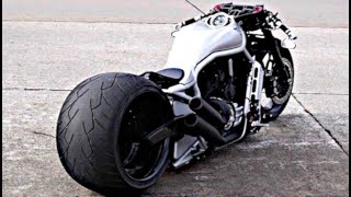 Custom Motorcycles with Fat Tire Compilation [upl. by Berardo321]