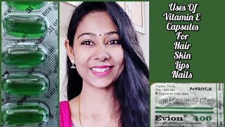 How to Use Vitamin E Capsules For Hair Skin Lips and Nails In Winter  AshaSudarsan Telugu Vlogs [upl. by Lorilyn285]