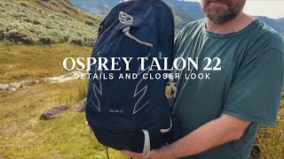 Osprey Talon 22 daypack Bag 360 and a loser look at the features and details [upl. by Eleanore]