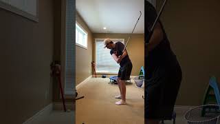 Do you practice indoors golfswing golf shorts [upl. by Leuname497]