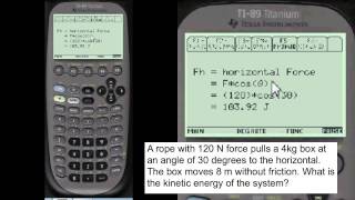 Find Kinetic Energy Given Angle  Every Stop Physics [upl. by Repooc268]