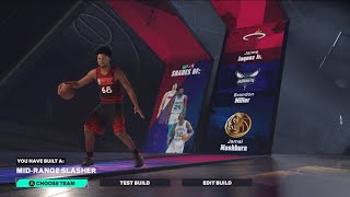 Best SF BUILD IN 2k25 “MidRange Slasher” 93 Driving Dunk🔥 [upl. by Lenora]