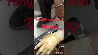 Paraffin wax bath Pain relief amp stiffness viralvideo shortvideo [upl. by Heidie627]