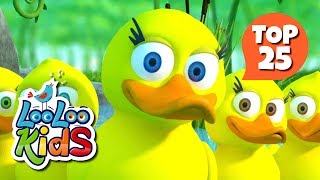 Five Little Ducks  S1EP65 Fun and Play MIX  LooLoo Kids Songs for Kids [upl. by Kcim936]