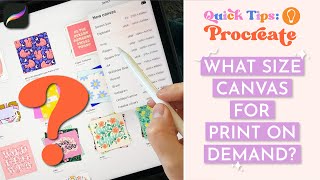 How to Choose the Right Canvas Size for Print on Demand [upl. by Annasor]