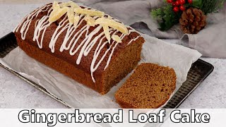 Gingerbread Loaf Cake Recipe [upl. by Kelula983]