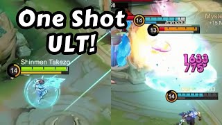 I Tried A One Shot Ult Kimmy Build In Mid  Mobile Legends Shinmen Takezo [upl. by Nace]