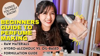 DIY PERFUME MAKING BASICS FOR BEGINNERS FORMULATION GUIDE AND TUTORIAL  PHILIPPINES [upl. by Anerom]