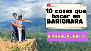 10 cosas QUE hacer en BARICHARA PRESUPUESTO [upl. by Steve]