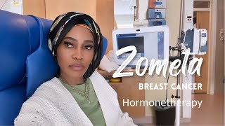 My 4th Zometa Infusion Zoledronic acid Breastcancer Treatment Plan HormoneTherapy 2022 [upl. by Dilan]