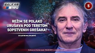 INTERVJU Cvijetin Milivojević – Režim se polako urušava pod teretom sopstvenih grešaka 8122024 [upl. by Adihaj]