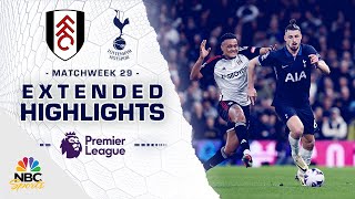 Fulham v Tottenham Hotspur  PREMIER LEAGUE HIGHLIGHTS  3162024  NBC Sports [upl. by Ainesej997]