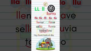 🔴 La letra Ll 😃 practiquemos palabras con lla lle lli llo llu [upl. by Grayson]