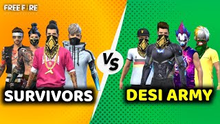 Survivors Vs Desi Army  Aghori Gaming [upl. by Aisa]