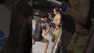 ALDANA vs DUMONT  AI Fight Highlight  Round 2  NocheUFC UFC306 MMA IreneAldana NormaDumont [upl. by Divine]