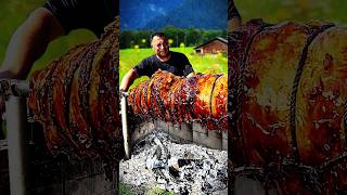 Pineapple 🍍 Stuffed Meatloaf 🍖  ASMR Cooking in Nature [upl. by Orose750]