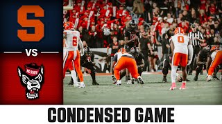 Syracuse vs NC State Condensed Game  2024 ACC Football [upl. by Gershon]