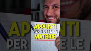 Come Prendere Appunti Efficaci per Ogni Materia scuola [upl. by Jari]