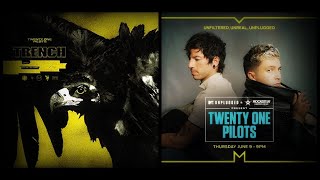 Jumpsuit  Choker  Fairly Local  Tear in my Heart MTV Unplugged twenty one pilots MASHUP 21 [upl. by Eelahs]