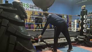 Ellis sparring at notts r2 071024 [upl. by Karole]