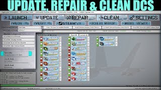 Explained How To Update Repair amp Clean DCS WORLD Using Skate Zilla GUI [upl. by Zerlina]