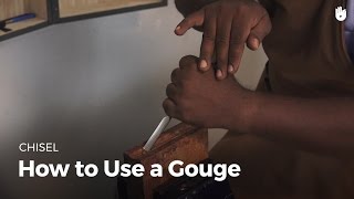 How to Use a Gouge  Woodworking [upl. by Hazmah287]