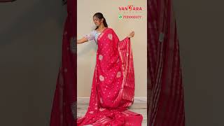 Banarasi Soft Silk Sarees With Kanchi Border Type Youtube [upl. by Johm397]