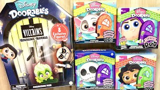 ASMR DISNEY DOORABLES Villains mystery blind boxes of toys surprises [upl. by Rolandson889]