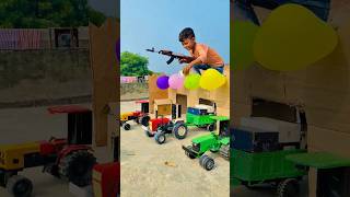 tractor malik ko gussa aya minitractor balloon bridge se bhag gye automobile ytshorts [upl. by Anilecram]