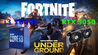 Fortnite Chapter 5 season 1 Performance mode i3 10100 RTX 3050 8GB [upl. by Mahsih]