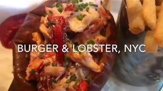 Burgers amp Lobster NYC Video [upl. by Adekam]