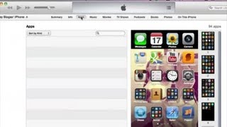 How to Update iPhone Apps Via iTunes  Help With iTunes [upl. by Aisanat]