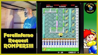 Namco Rompers 1989 RETRO Gameplay Request [upl. by Sherl502]