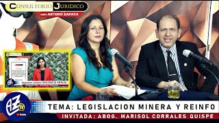 🔴 CONSULTORIO JURIDICO LEGISLACION MINERA Y REINFO Abg Marisol Corrales Quispe  Yohanna Hidalgo [upl. by Greeson105]