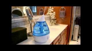 Crane Ultrasonic Cool Mist Humidifier Unboxing amp Review [upl. by Ellebana]