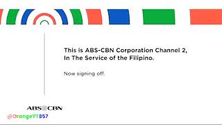 ABSCBN  final seconds of broadcast before signoff 5MAY 2020 [upl. by Icnan]