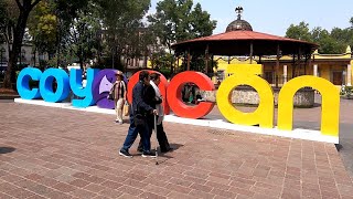 Caminando El parque del centro de coyoacán México [upl. by Schlesinger]