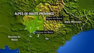 Alpes de HauteProvence un accident de la route fait trois morts  1205 [upl. by Ihsakat]