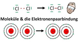 Elektronenpaarbindung bei Molekülen  Atombindung  Chemie Endlich Verstehen [upl. by Carhart]