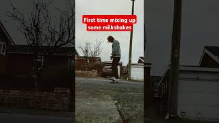 Mixing up some milkshake for the first time skateboarding [upl. by Tristram]