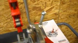 RIDGID 1210 Pipe Threading Machine 43197 [upl. by Burnie]