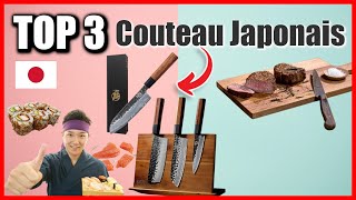 TOP 3  MEILLEUR COUTEAU JAPONAIS 2024 [upl. by Chappelka]