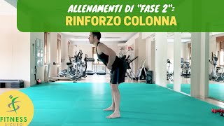 ALLENAMENTO “FASE 2” 3 RINFORZO COLONNA VERTEBRALE [upl. by Dorcus]