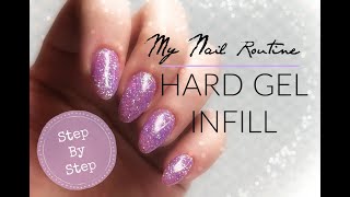 Watch Me Work  Hard Gel Infill  My Nail Routine [upl. by Leiruh]