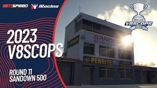 iRacing  2023 V8SCOPS  Round 11  Sandown 500 [upl. by Ailiec]